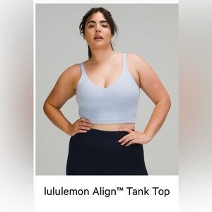 Lululemon Authentic Align Tank | Size 12 | Blue Nile